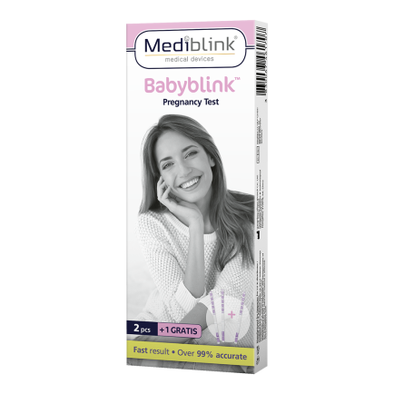 MEDIBLINK Pregnancy Test Babyblink Dipstick 3x M155