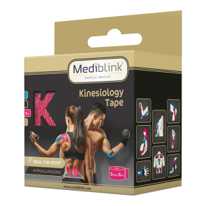MEDIBLINK Kinesiology Tape 5 cm x 5 m Pink M133